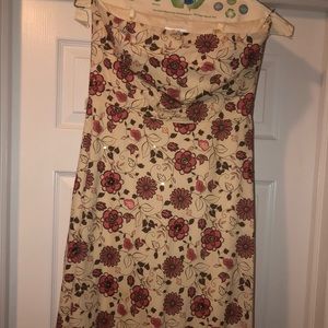 Strapless dress